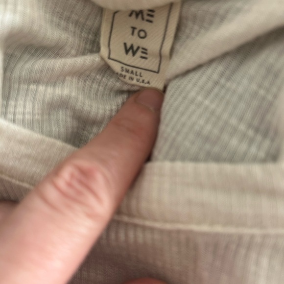 Me to We Cream Tank Top - Picture 2 of 2